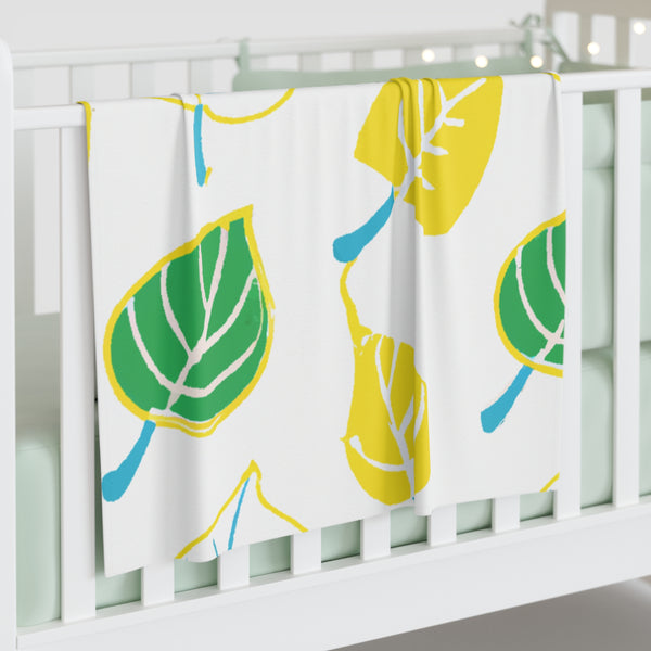 Green Leaf Cascade-baby blanket