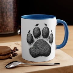 All of my kids have fur - paw print - Accent Coffee Mug, 11oz