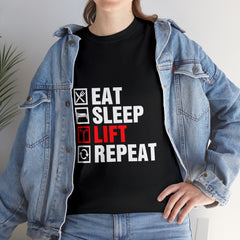 Eat Sleep Lift Repeat-Tshirt