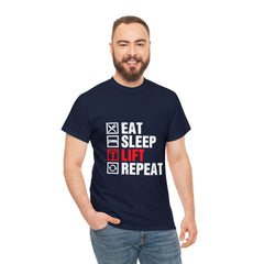 Eat Sleep Lift Repeat-Tshirt