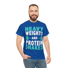 Heavy Weights and Protein Shakes - Tshirt