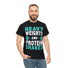 Heavy Weights and Protein Shakes - Tshirt