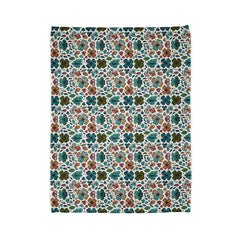 Lucky Four Leaf Clover Colorful Soft Polyester Blanket