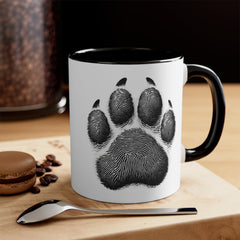 All of my kids have fur - paw print - Accent Coffee Mug, 11oz