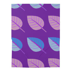 Tropical Hummingleaf.-baby blanket