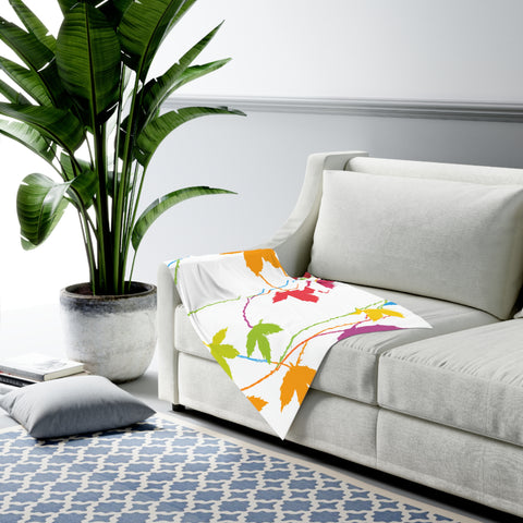 Foliage Frenzy.-baby blanket