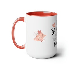 Look at Me -Two-Tone Coffee Mugs, 15oz