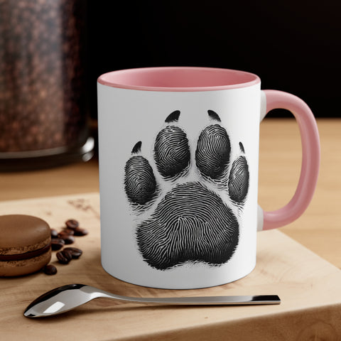 All of my kids have fur - paw print - Accent Coffee Mug, 11oz