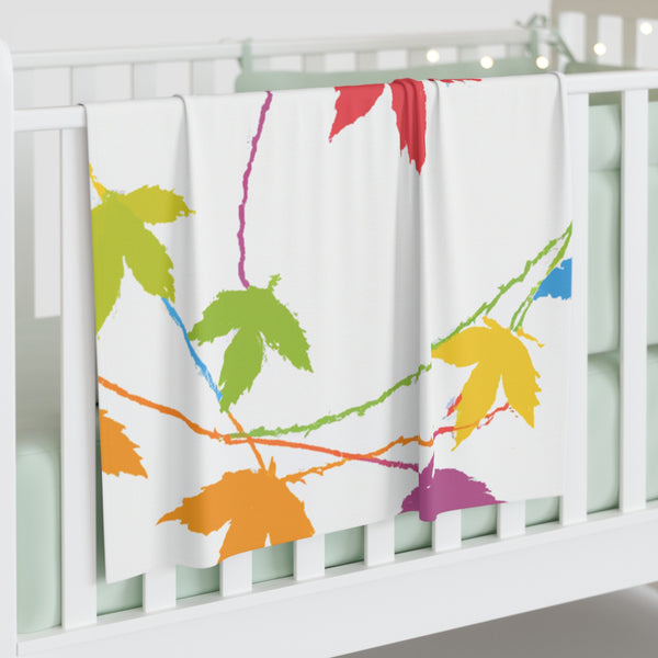 Foliage Frenzy.-baby blanket