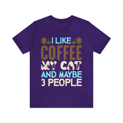 I like coffee, my cat and maybe 3 people