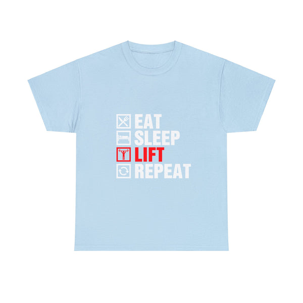 Eat Sleep Lift Repeat-Tshirt