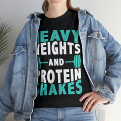 Heavy Weights and Protein Shakes - Tshirt