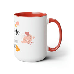 Look at Me -Two-Tone Coffee Mugs, 15oz