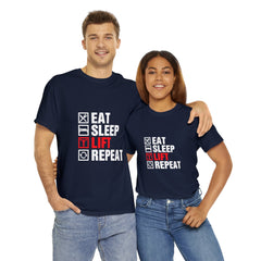 Eat Sleep Lift Repeat-Tshirt