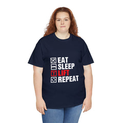 Eat Sleep Lift Repeat-Tshirt