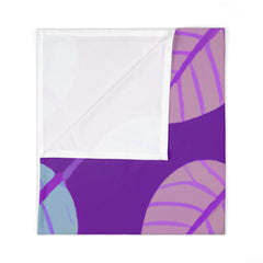 Tropical Hummingleaf.-baby blanket