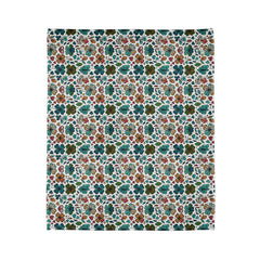 Lucky Four Leaf Clover Colorful Soft Polyester Blanket