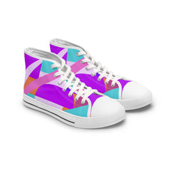 Crazy Lisa-Women's High Top Sneakers