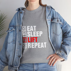 Eat Sleep Lift Repeat-Tshirt