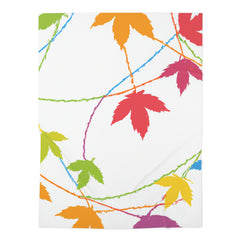 Foliage Frenzy.-baby blanket