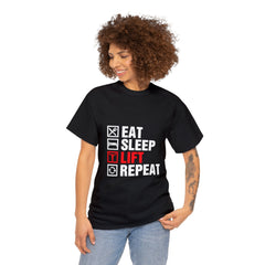 Eat Sleep Lift Repeat-Tshirt