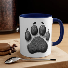 All of my kids have fur - paw print - Accent Coffee Mug, 11oz