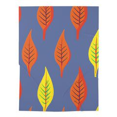 Lushy Cascata Leaves-baby blanket