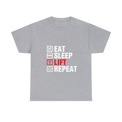 Eat Sleep Lift Repeat-Tshirt