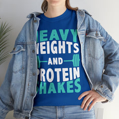 Heavy Weights and Protein Shakes - Tshirt