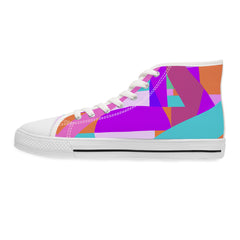 Crazy Lisa-Women's High Top Sneakers