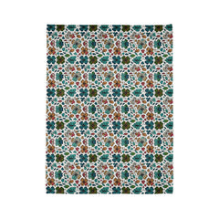 Lucky Four Leaf Clover Colorful Soft Polyester Blanket