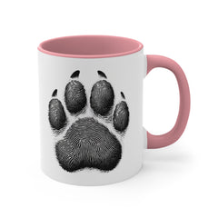 All of my kids have fur - paw print - Accent Coffee Mug, 11oz