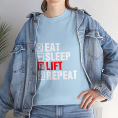 Eat Sleep Lift Repeat-Tshirt